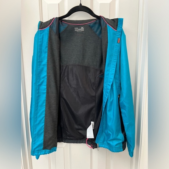 EUC Mizuno Women's Jacket Electric Blue and Black Size Medium - Picture 7 of 10